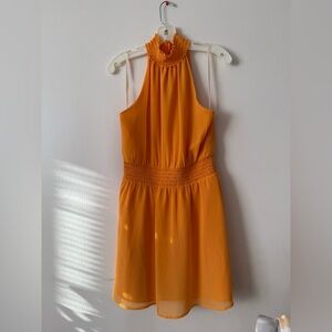 Marigold orange BCBGeneration sleeveless dress